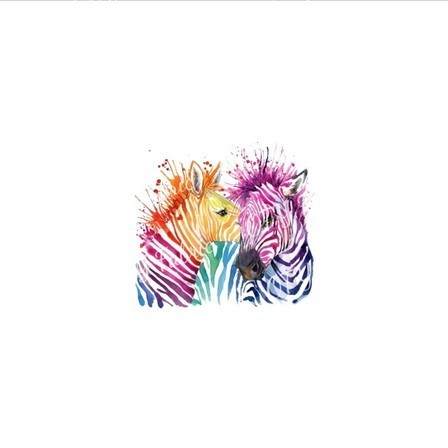 Bright Zebras Panel