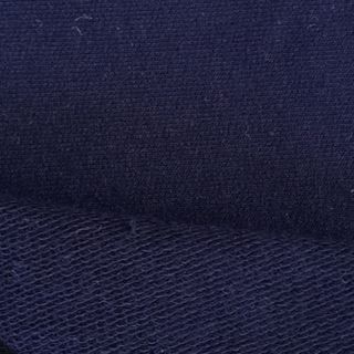 Navy Blue French Terry spandex