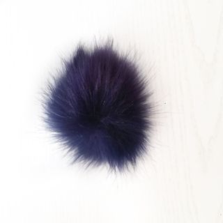 Navy blue pompom