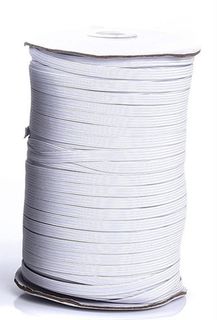 6mm White Elastic