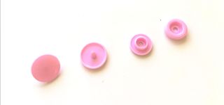 Baby pink snaps