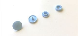 Baby blue snaps