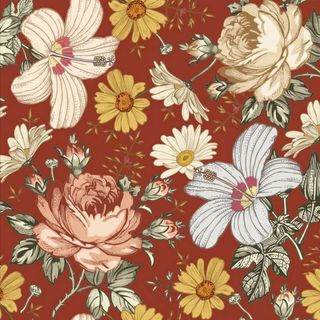 Victorian Bloom On Brick