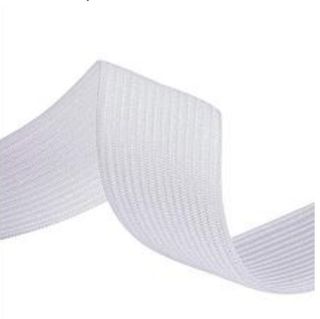 32mm White Elastic