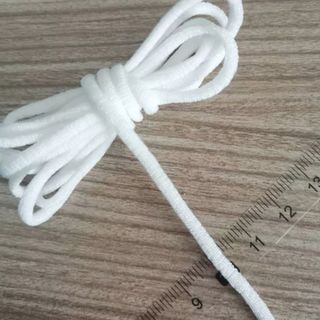 Nylon flat mask elastic