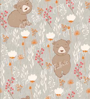 Whimsy springtime bears