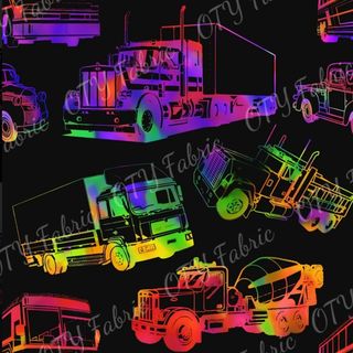 Bright lithograph trucks