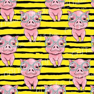 Hipster pigs