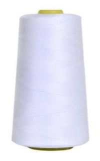 White overlocking thread