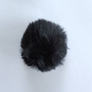 Black pompom