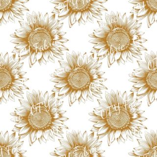 Ochre sunflowers
