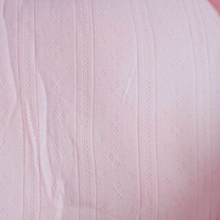 Pastel pink pointelle