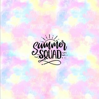 Summer tie dye panel