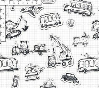 Grid sketch vehicles 