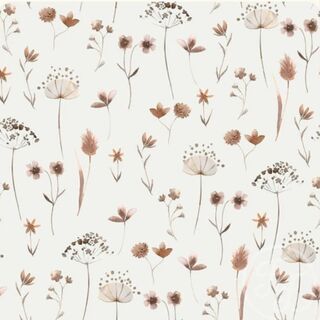 Pressed floral rib