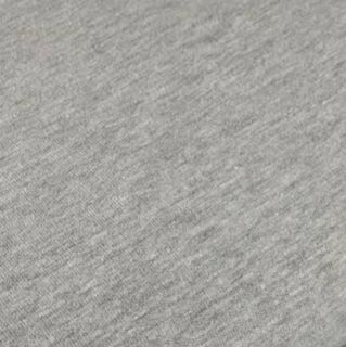 Light marle grey brushed french terry