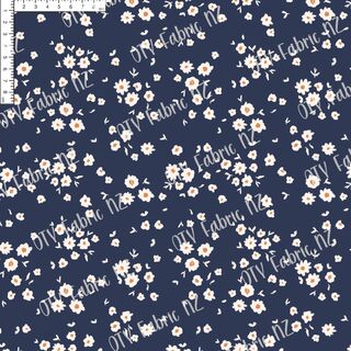 Boho ditzy petite floral in Navy