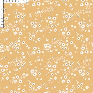 Boho ditzy petite floral in pastel ochre