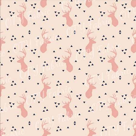 Pink Stag Heads