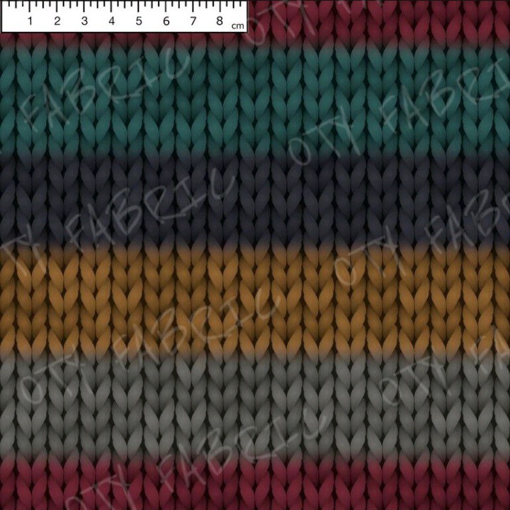 Stripe Faux knit