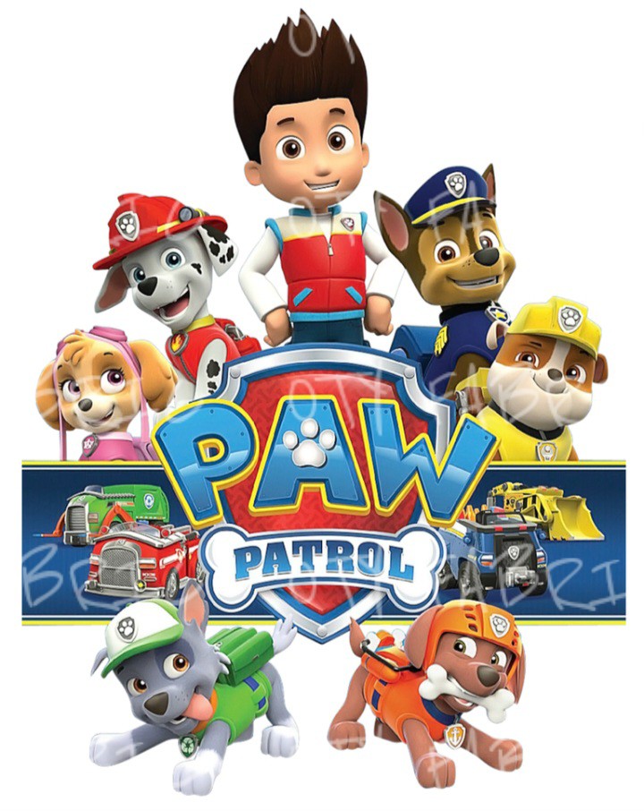 Paw patrol gang w logo