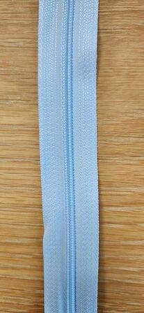 Baby blue zipper tape