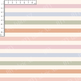 Pastel stripe coord