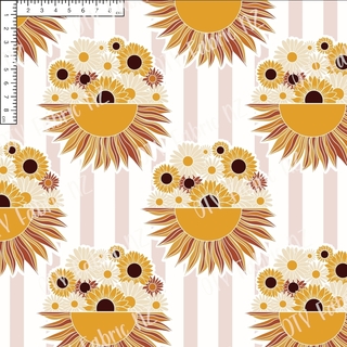 Striped sunflowers