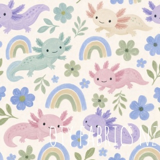 Pastel Axolotls
