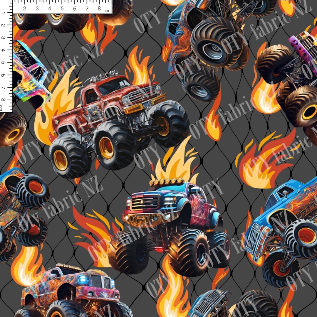 Flaming hotwheels