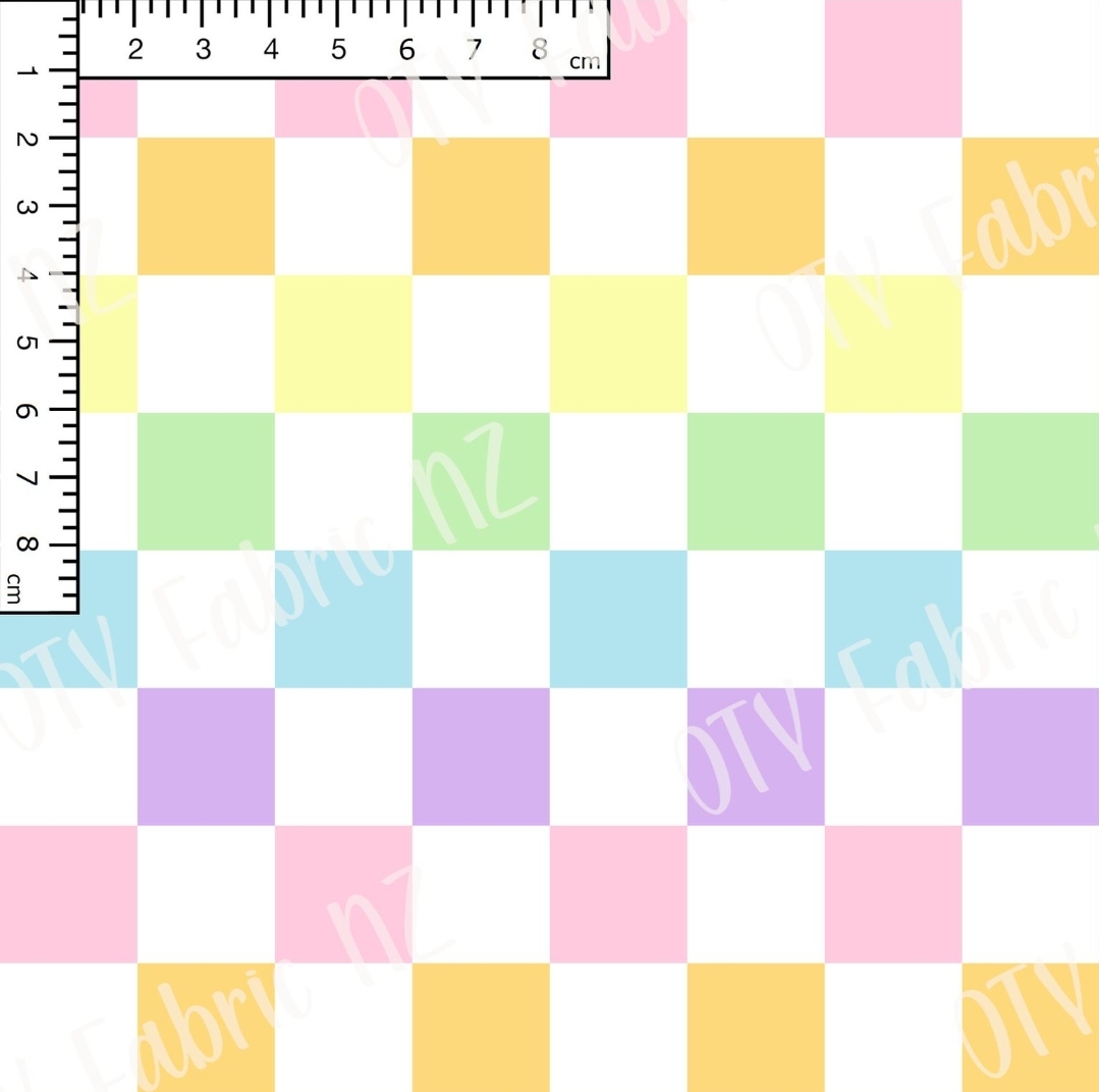 Pastel checked