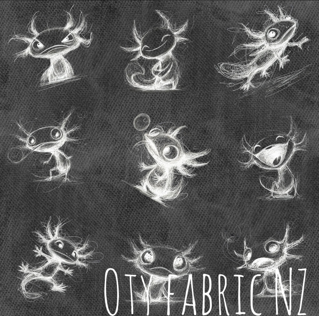 Sketch Axolotls