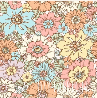 Retrol pastel floral RC