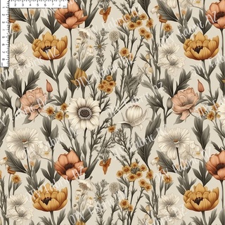 Muted floral pul