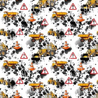 Construction splatter white