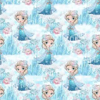 Elsa on Blue