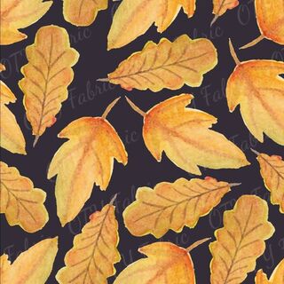 Autumn leaves on fig