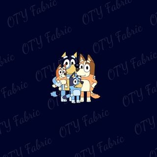 Bluey panel on Blue