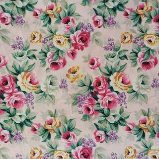Rose floral on baby pink