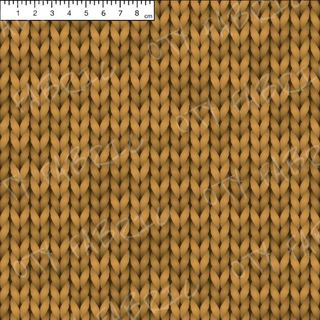 Autumn ochre knit (exclusive print)