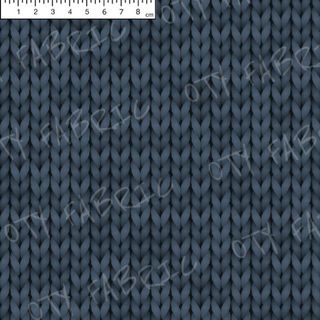 Autumn light denim knit(exclusive print)
