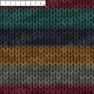 Autumn knit stripes (exclusive print)