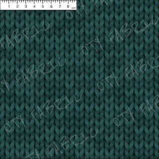 Autumn emerald knit (exclusive print)