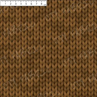 Autumn dark ochre knit (exclusive print)