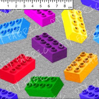 Blocks on grey marle  (exclusive print)