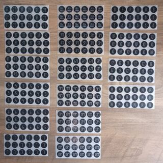 Choose your pip sizes in black