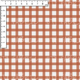 Rust gingham 