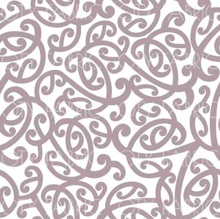 Mauve Koru pattern
