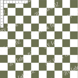 Olive sneakers checkers - Exclusive
