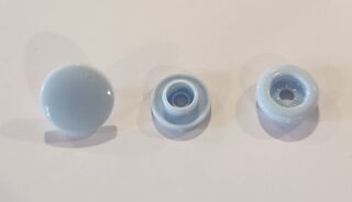 Baby blue snaps